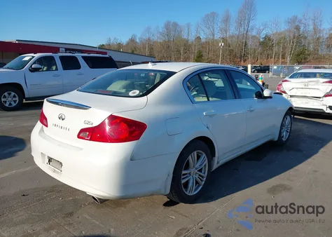 2011 Infiniti G25X from USA, damaged, VIN JN1DV6AR8BM450044